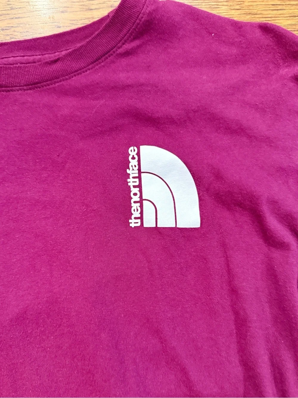 The North Face Men's Long Sleeve Crew - Plum